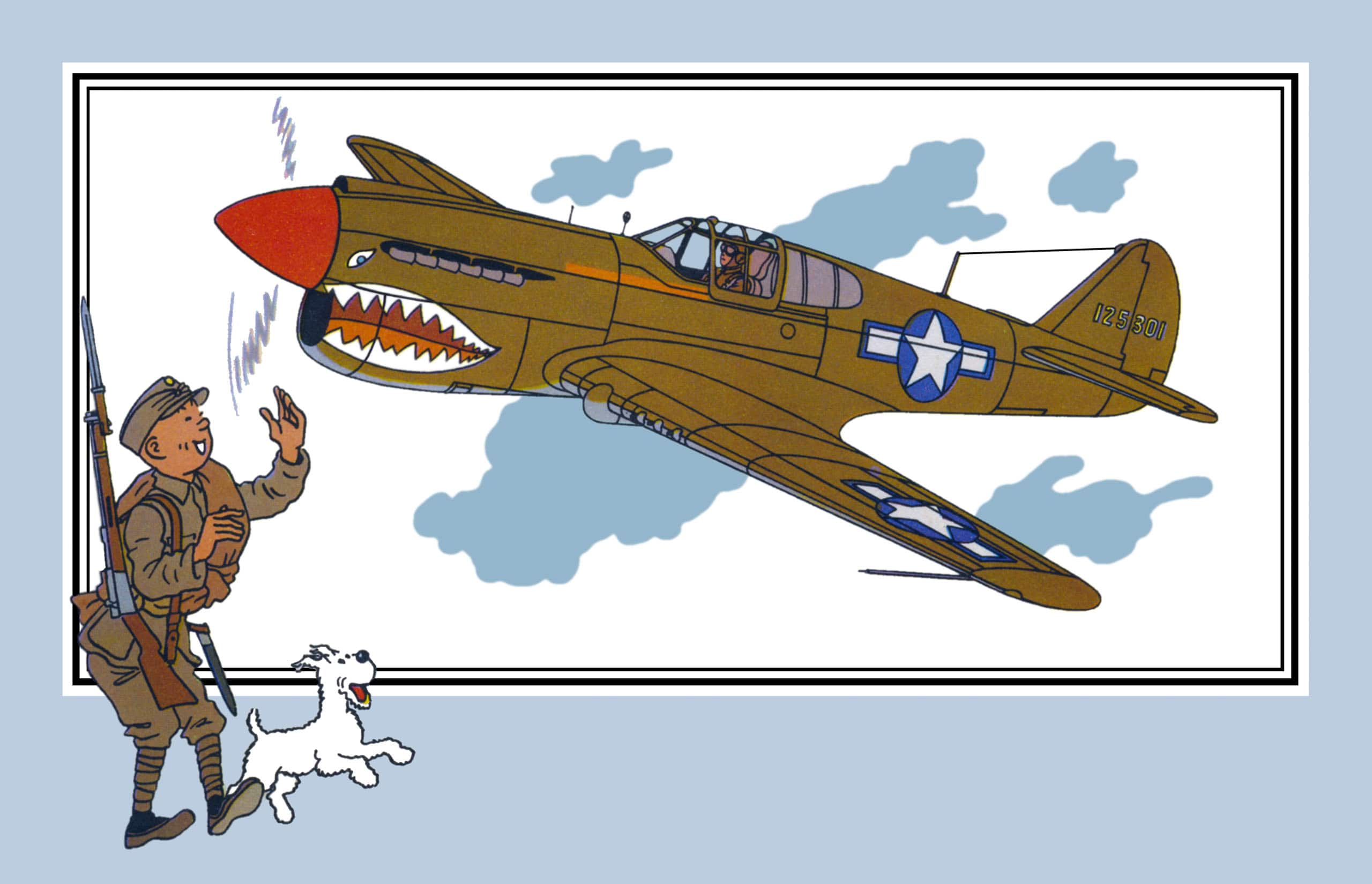 32.  CURTISS P-40 F "WARHAWK" - 1940 - USA